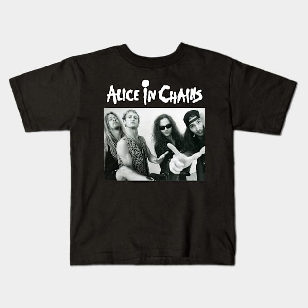 alice in chains Kids T-Shirt by Gambir blorox